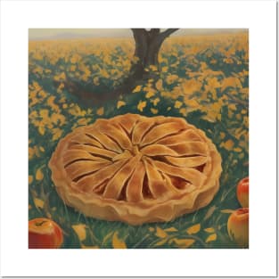 Apple Pie Picture Art Vintage Established Kawaii Sweet Posters and Art